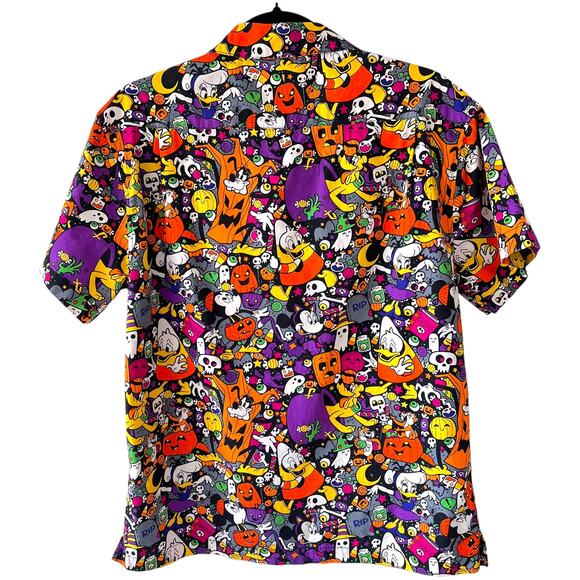 Disney Halloween Mickey and Friends Camp Shirt Size Small‎ Mickey Mouse - Picture 2 of 5